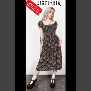🩶 ❦ 🖤Disturbia Milkweed MIDI Dress🖤 ❦ 🩶